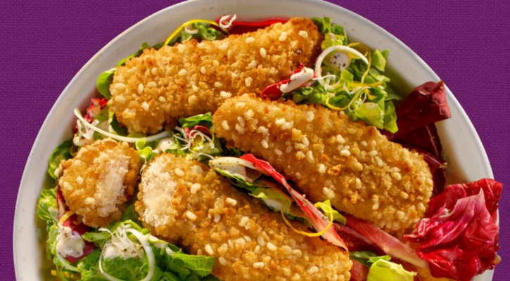 Crunchy Tenders dans une salade César​